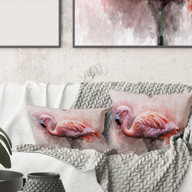 Pink discount flamingo pillows